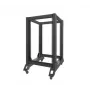 Lanberg Open Rack 19 18u 600x800 Juodas