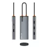 USB-C šakotuvas Tellur TLL321061 su PD 3.0 100W, HDMI išvestimi ir 3× USB 3.0 prievadais