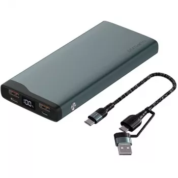 4Smarts VoltHub Pro 10000mAh 22.5W Power Bank su Quick Charge, PD, gunmetal *Select Edition*