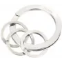 Raktų pakabukas TROIKA NAIL GUARD sidabrinis nerūdijantis plienas 6 mm aukštis 3,5 cm skersmuo