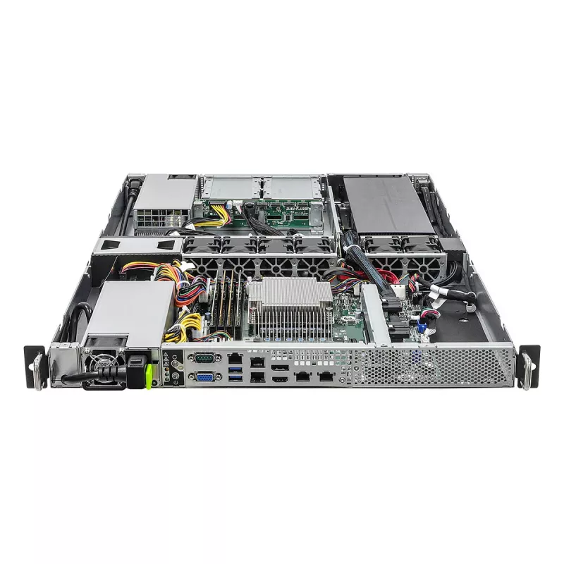 ASRock 1U1G-W680/2L2T 1U stelažinis serverio korpusas (pilka)