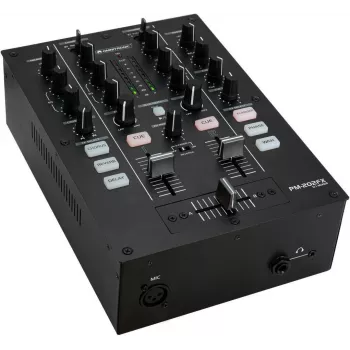 2 kanalų DJ maišytuvas Omnitronic PM-202FX su filtru ir Bluetooth