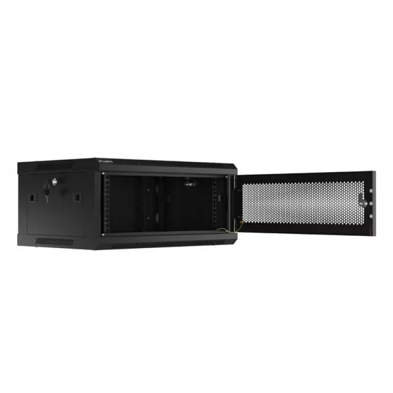 Lanberg WF01-6404-23B spintelė stelažinė 4U sieninė juoda