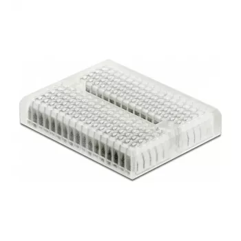 DELOCK 18323 Bandomoji plokštė (breadboard) permatoma plastikinė 36×46×10 mm