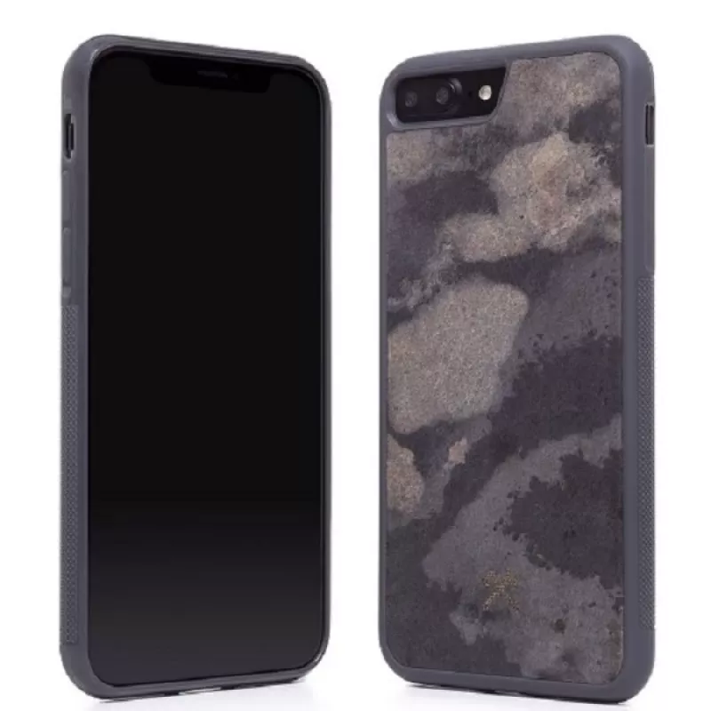 Dėklas Woodcessories 0914 iPhone 7 Plus / 8 Plus natūralaus akmens