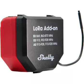 „Shelly LoRa Add-on“ – LoRa ryšio plėtinys, skirtas „Shelly“ įrenginiams