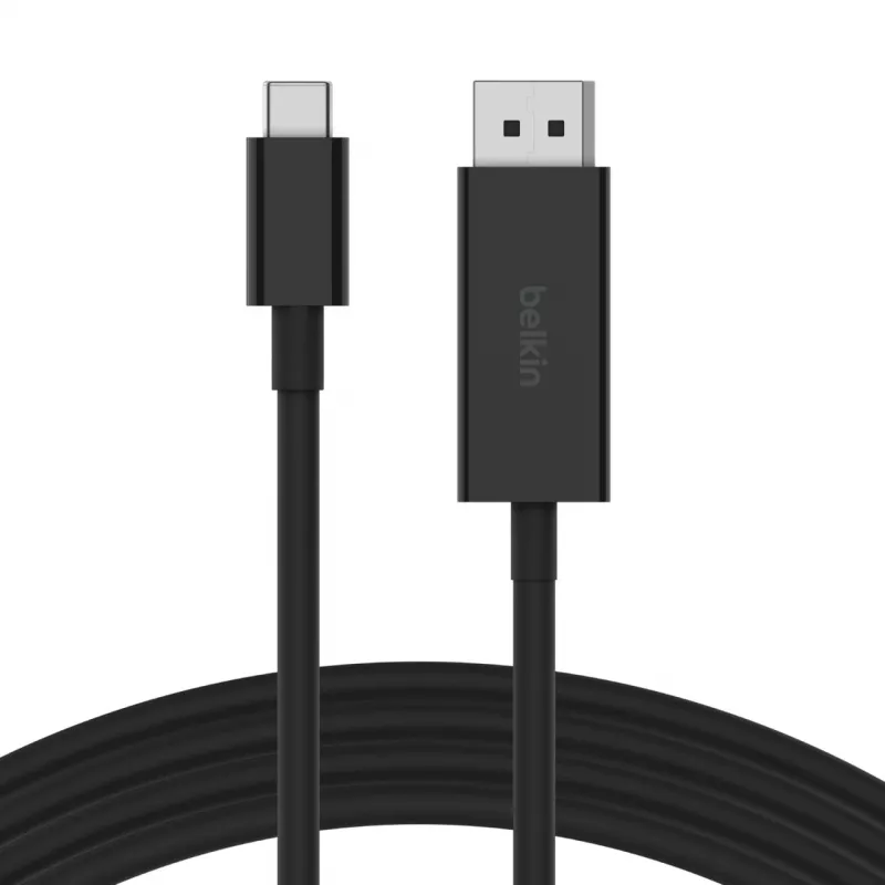 Belkin AVC014bt2MBK 2 m USB-C į DisplayPort laidas juodas