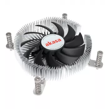 Hibridinis aušintuvas Akasa Intel LGA1700 7,5 cm Aliuminis Juodas