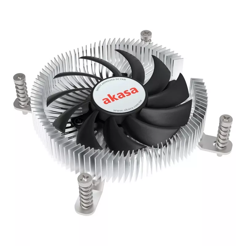 Hibridinis aušintuvas Akasa Intel LGA1700 7,5 cm Aliuminis Juodas