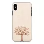 Dėklas iPhone XS Max man and wood – obels mediena, juoda