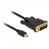 Vaizdo kabelio adapteris DeLOCK 83988 Mini DisplayPort į DVI-D 1m