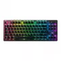 Razer DeathStalker V2 Pro Tenkeyless klaviatūra, žaidimų, USB, Bluetooth, QWERTY, juoda