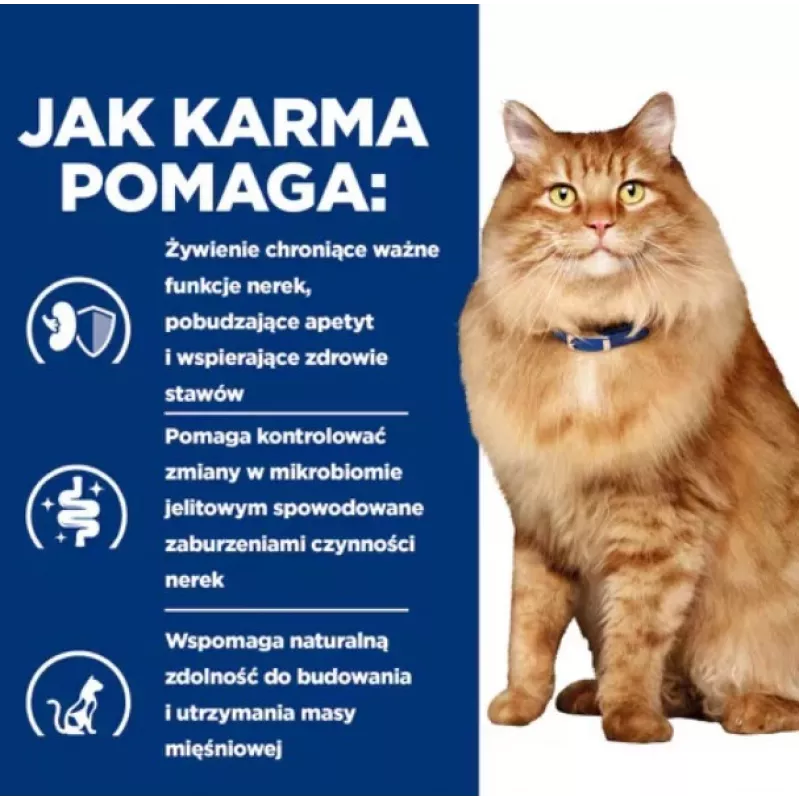 HILL'S PD K/D Kidney + Mobility Chicken - sausas kačių ėdalas - 3kg