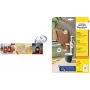 Lipnios etiketės AVEYR 6222REV-10 20 mm apvalios baltos nuimamos