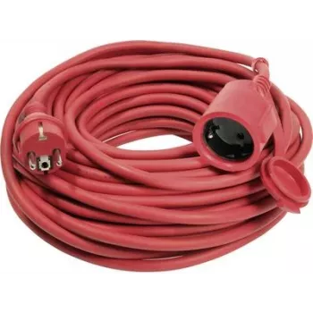 Prailginimo laidas AS Schwabe 60205, 16 A, raudonas, 5 m