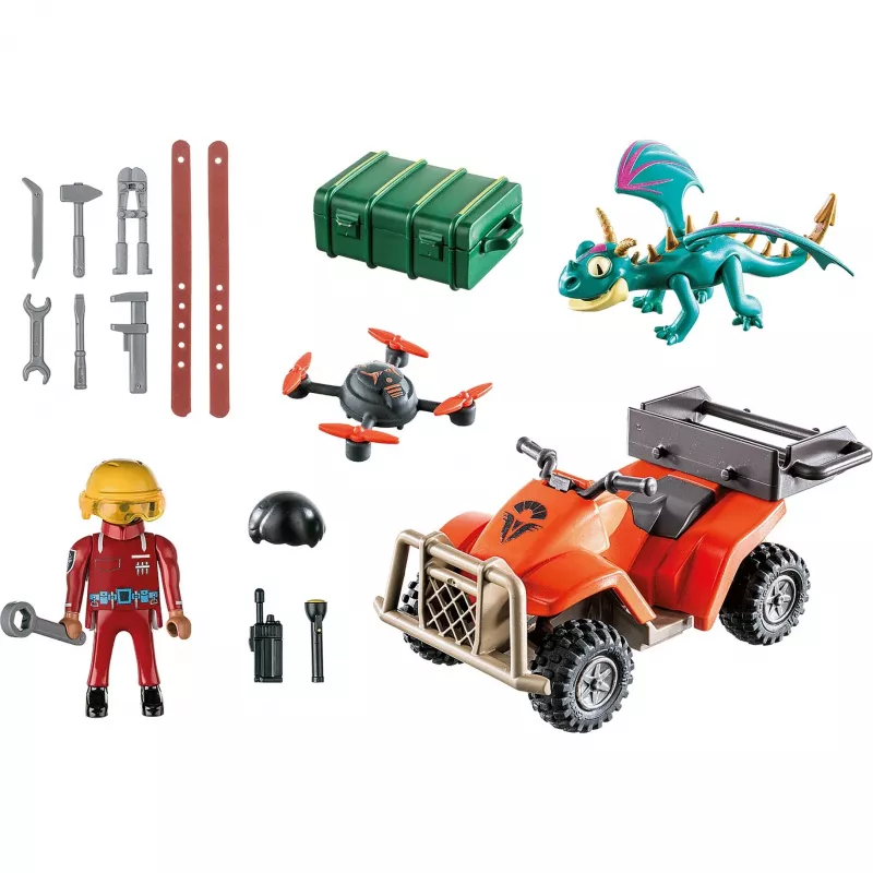 Žaislų rinkinys Dragons the Nine Realms Icaris Quad Set Playmobil 71085