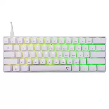 Mechaninė klaviatūra White Shark Shinobi-2 Brown Switch US išdėstymas – kompaktiškas dizainas, rudi jungikliai