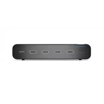 4P Dvigalvis DP/HDMI į DP/HDMI Vaizdo Saugus DT KVM Jungiklis PP4.0