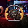 Sim lenktynių vairo ratlankis Asetek SimSports GT Rim Closed D oda oranžinė
