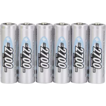 Ansmann Mignon (AA) akumuliatorius NiMH HR06, 4 + 2 nemokamai, 2700 mAh, 1,2 V, 6 vnt. (1322-0006-510)