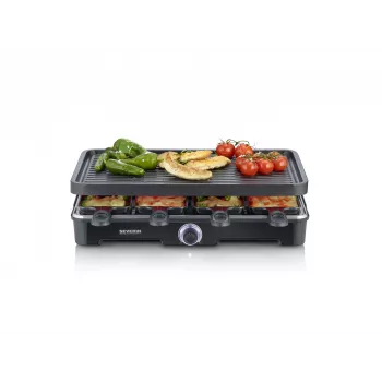 Raclette grilis Severin RG 9670 8 asmenų 1400 W juodas
