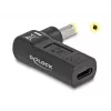 DeLOCK adapteris USB Type-C moteriškas į HP 4,8 x 1,7 mm vyriškas 90° kampu