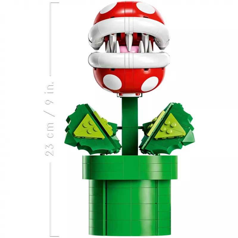 LEGO SUPER MARIO 71426 Piranha Plant – konstruojamas augalas su interaktyviomis funkcijomis