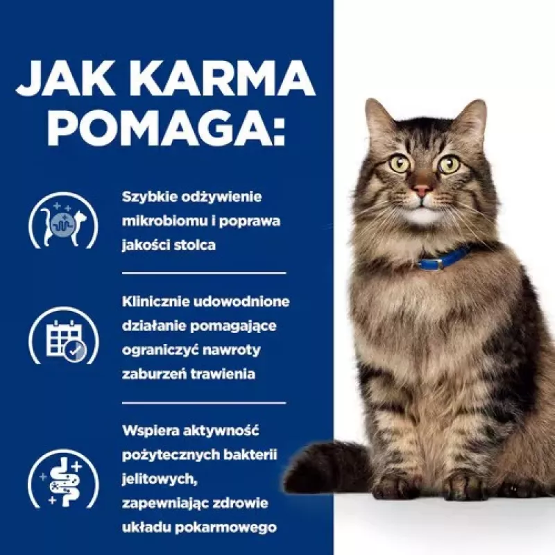 HILL'S PD Gastrointestinal Biome - sausas kačių ėdalas - 1,5 kg