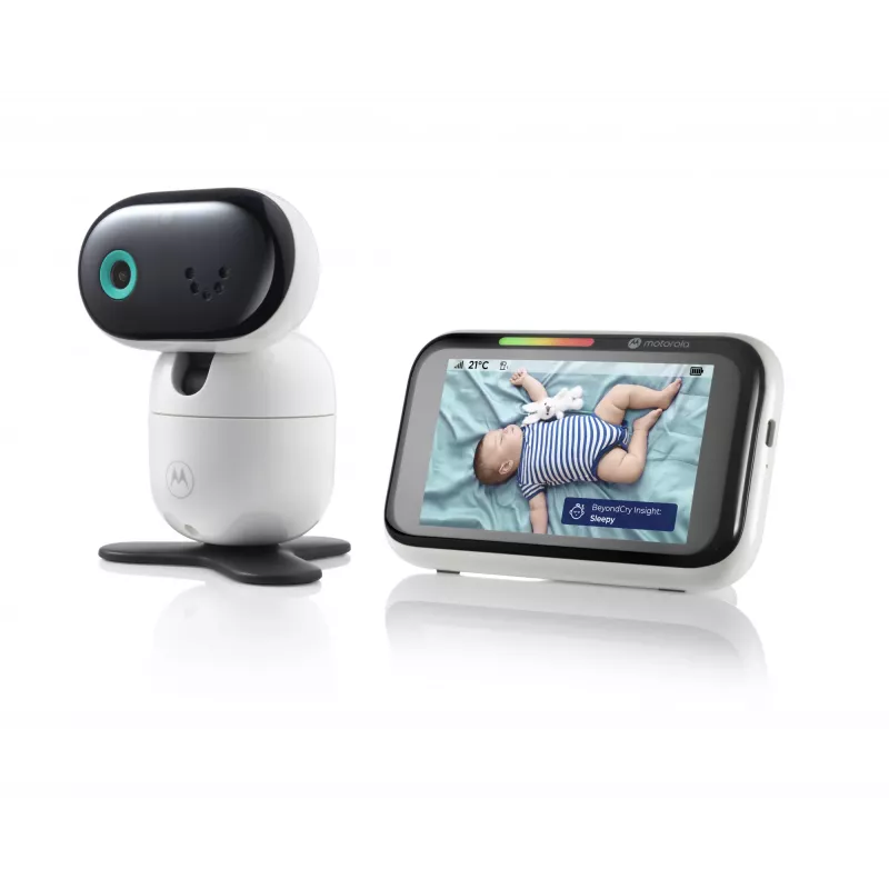 Motorola Solutions PIP1710 Connect 5 pasukamas ir pakreipiamas vaizdo kūdikio monitorius (120MOTOPIP1710C)