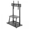 Mobilus stovas televizoriui MANHATTAN 1-ekranui 37–100 col. Juodas VESA 200x200–800x600 Maks. 150 kg