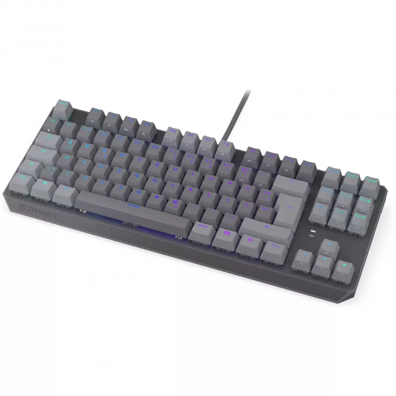 Mechaninė klaviatūra ENDORFY Thock V2 TKL su raudonais jungikliais, Tenkeyless, DE išdėstymas