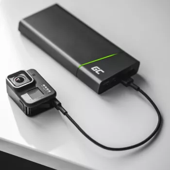 USB Laidas Green Cell KABGC19 USB 2.0 2 m USB A – USB C Juodas