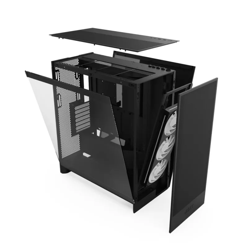 NZXT H7 Flow RGB Midi Tower Juodas