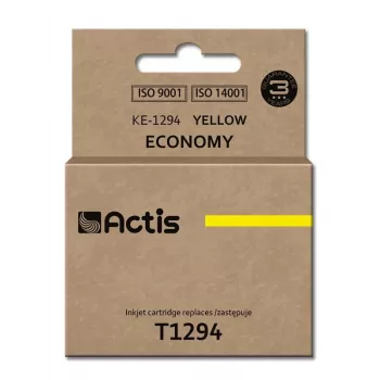 Actis KE-1294 rašalo kasetė (atitikmuo Epson T1294; standartinė; 15 ml; geltona)