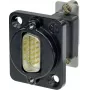 Neutrik D-SUB adapteris D-SUB kištukas 15 kontaktų - D-SUB lizdas 15 kontaktų NADB15MF-B 1 vnt.