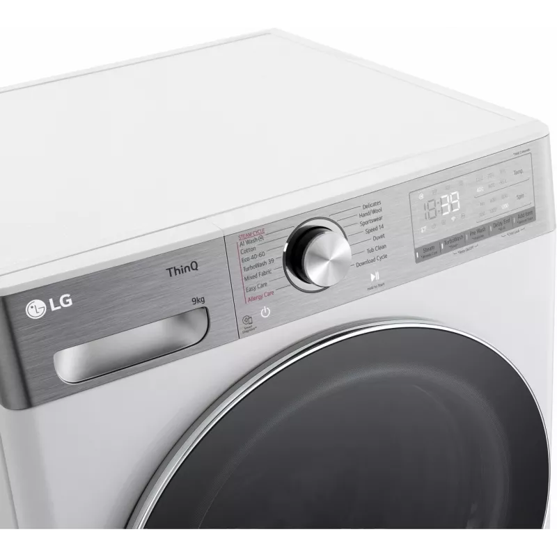 LG F2WR909P3W Skalbimo mašina, 9kg, 47.5cm, 1200 aps./min