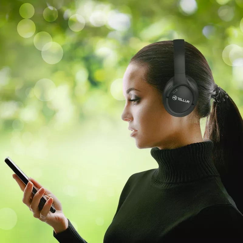 Ausinės Tellur Vibe Bluetooth Over-Ear su ANC