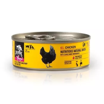 Šlapias kačių ėdalas 3coty Chicken Cheers 75 g – pilnavertis suaugusių kačių ėdalas