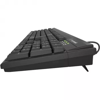 KeySonic KSK-8008U-IP klaviatūra, atspari vandeniui, USB, juoda, skirta namams/biurui