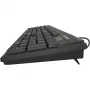 KeySonic KSK-8008U-IP klaviatūra, atspari vandeniui, USB, juoda, skirta namams/biurui