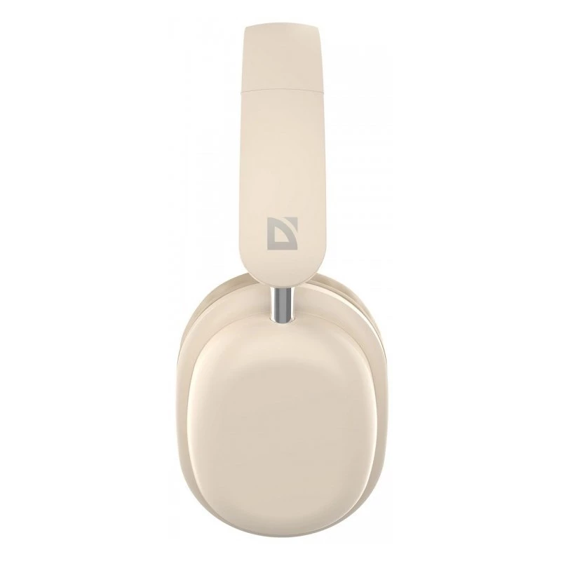 Belaidės ausinės per ausį DEFENDER EEMOTION B640 BEIGE — binaurinės, uždaros akustinės, USB-C, AUX, 20–20000 Hz, 105 dB