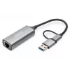 USB Type-C Gigabit Ethernet Adapteris Digitus DN-3028