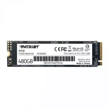 SSD diskas Patriot Memory 480 GB M.2 PCI Express 3.0 NVMe P310