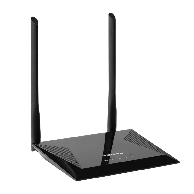 Edimax N300 belaidis maršrutizatorius Fast Ethernet vienos juostos (2,4 GHz) juodas