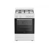 INDESIT I6G5KCW dujinė kaitlentė su elektrine orkaite, balta, 60 cm, 72 L