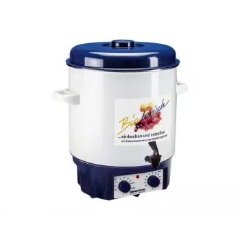 ROMMELSBACHER KA 1804 svaiginto vyno ir konservavimo virimo aparatas (baltas/mėlynas, 1800 W, 27 l)
