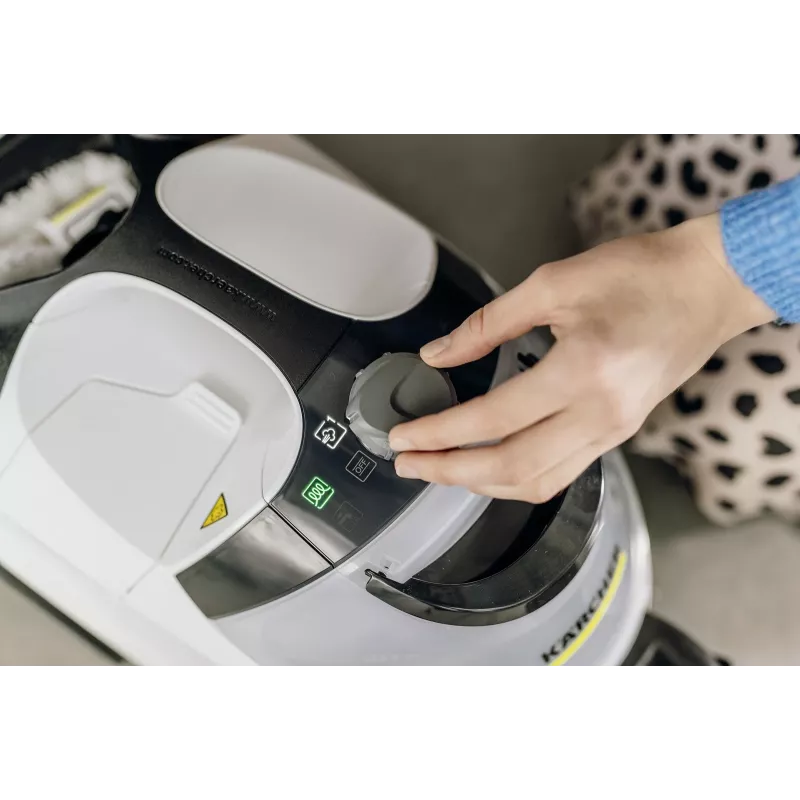 Kärcher SC 5 EasyFix IRON cilindrinis garų valytuvas 1.5 L 2250 W juodas, baltas