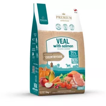POKUSA Premium Selection Jautiena su lašiša suaugusiems šunims - sausas ėdalas - 3kg