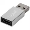 LogiLink AU0056 USB 3.2 Gen 1 adapteris USB Type-C moteriškas sidabrinis