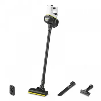 Belaidis dulkių siurblys 2-in-1 Karcher VC 4, 21.6V Li-Ion, 30 min, HEPA, 2 greičiai, geltonas/juodas